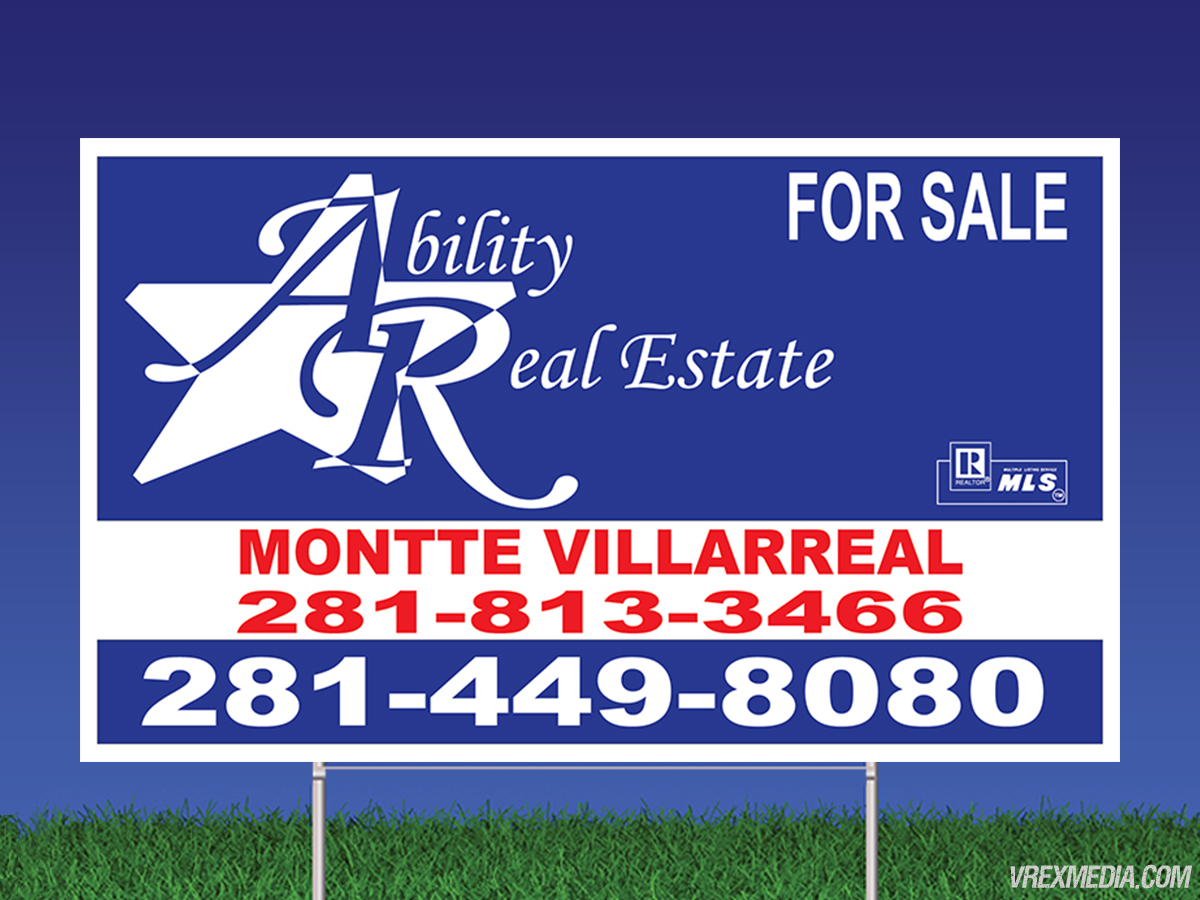 Ability Realty Yard Sign