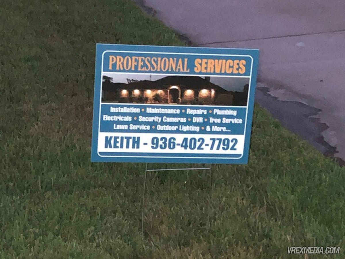 Donaldson Professional Services Yard Sign
