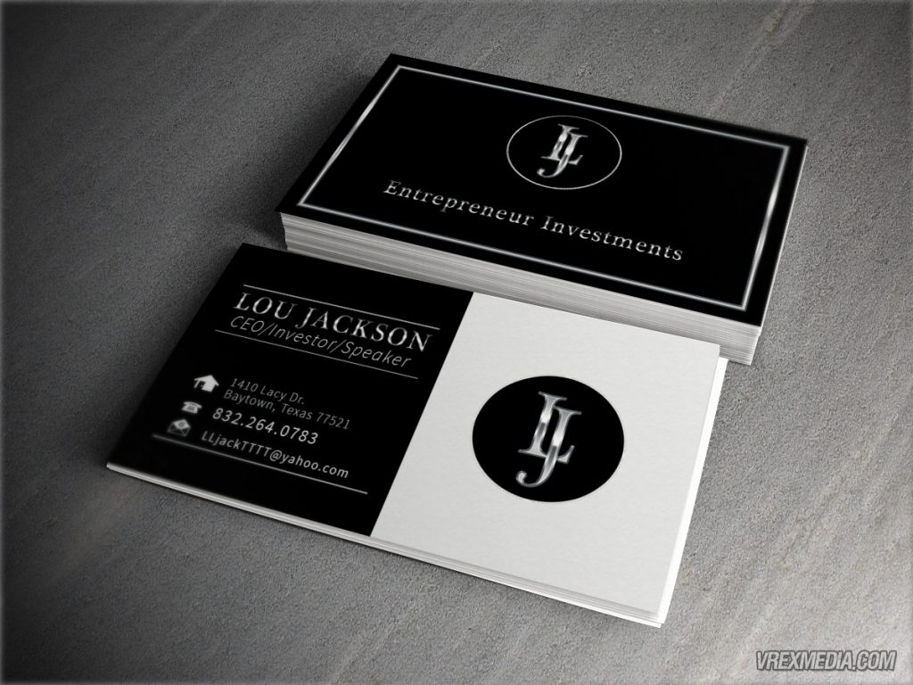 Business Card Design - Lou Jackson