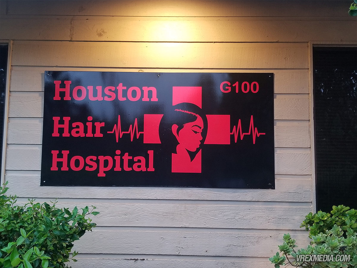 Houston Hair Hospital Sign