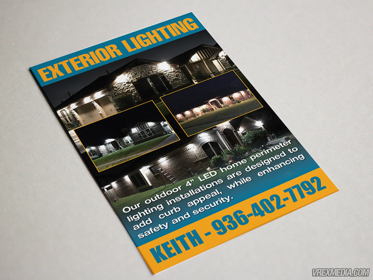 Postcard Designed and Printed for Donaldson Lighting