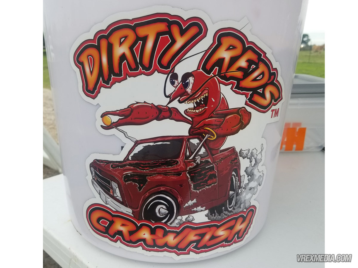Dirty Red's Crawfish Decal