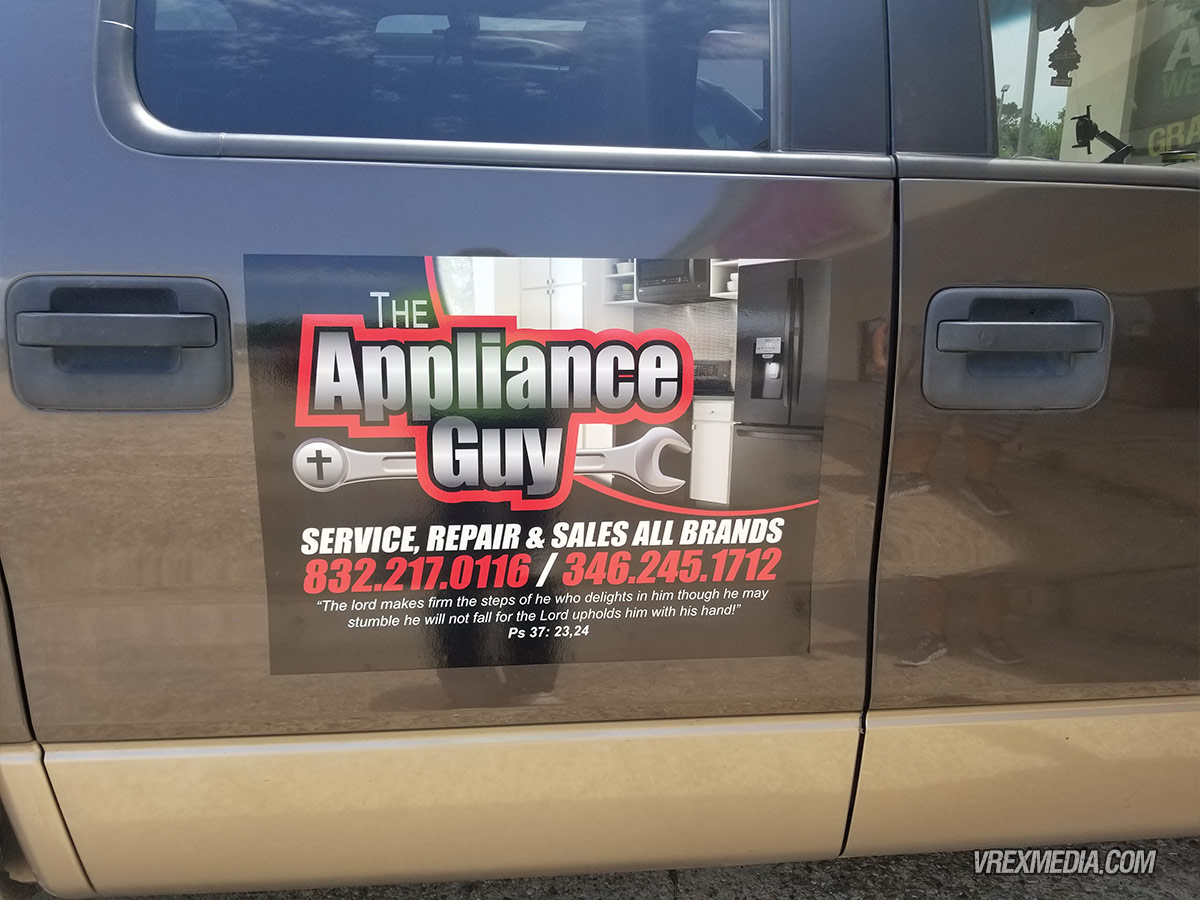 The Appliance Guy Vehicle Magnets