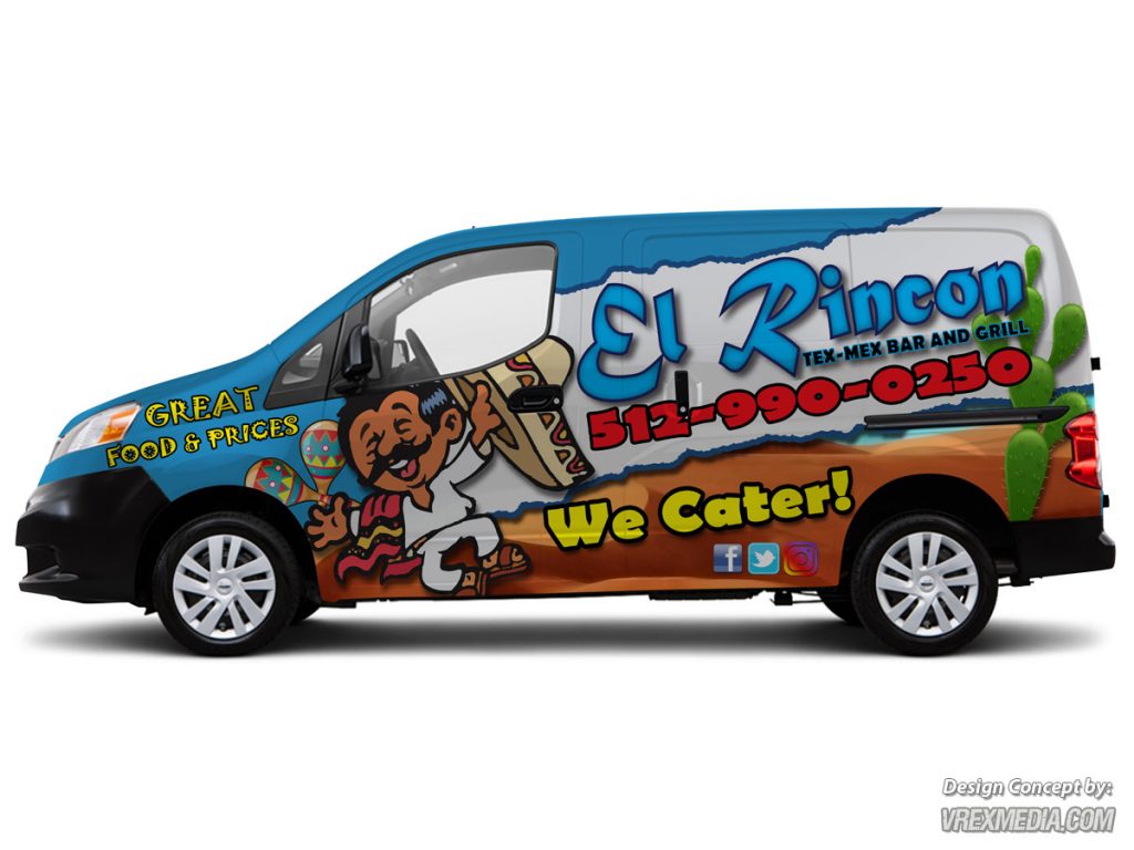 Vehicle Wrap Concept El Rincon